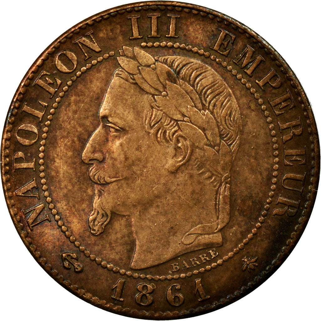 Münze, Frankreich, Napoleon III, Napoléon III, Centime, 1861, Paris, VZ+