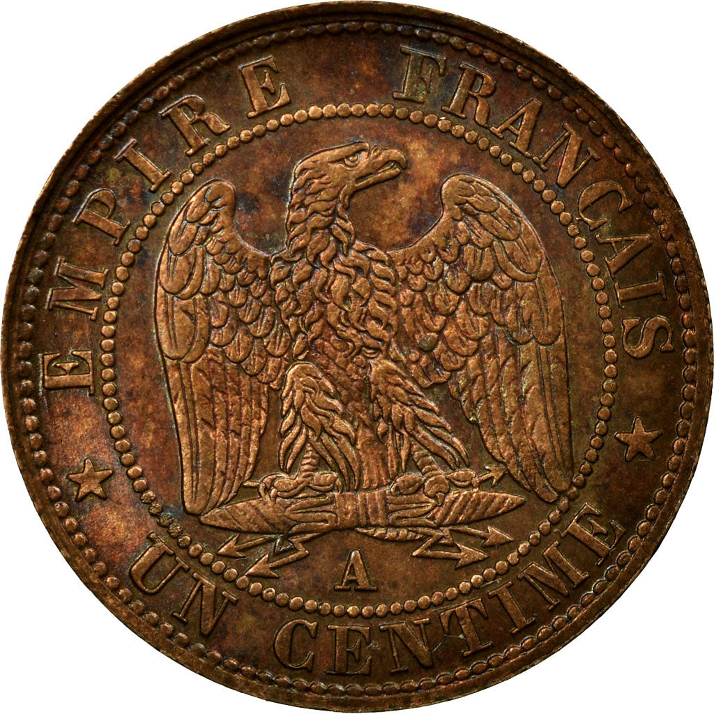 Münze, Frankreich, Napoleon III, Napoléon III, Centime, 1861, Paris, VZ+