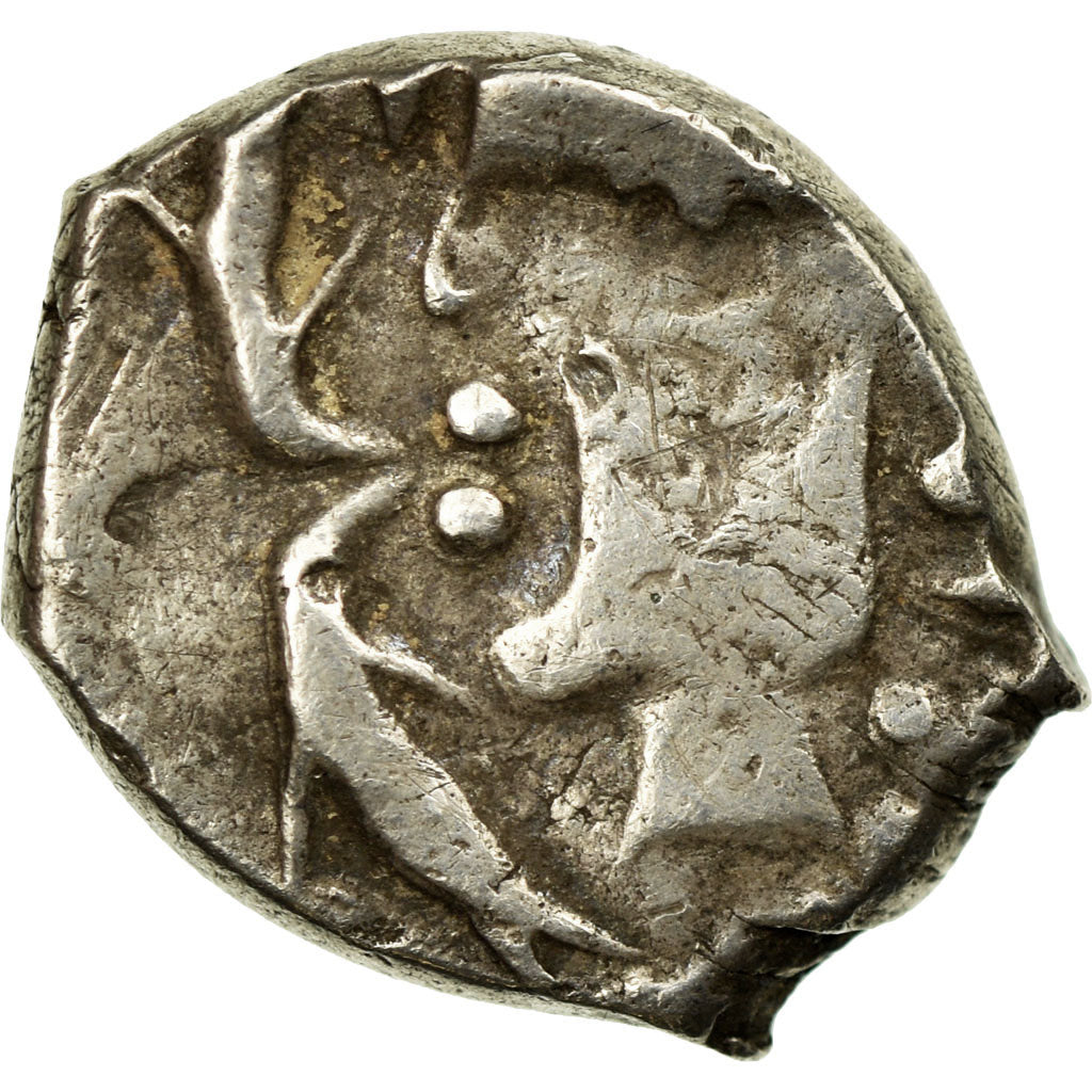 Coin, Volcae Tectosages, Drachm, AU(50-53), Silver, Latour:3254 var.