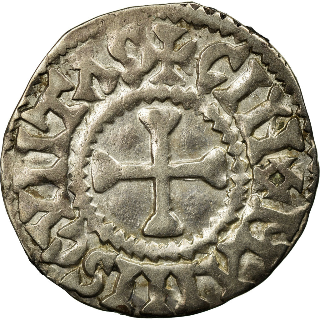 Coin, France, Charles le Chauve, Denarius, Le Mans, EF(40-45), Silver