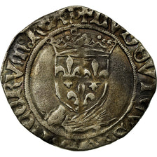 Coin, France, Louis XII, Douzain au porc-épic, Lyon - Lugdunum, EF(40-45)