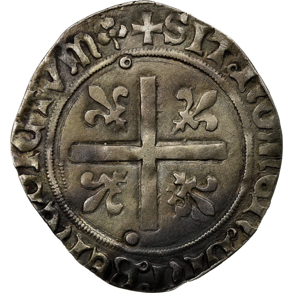 Coin, France, Louis XII, Douzain au porc-épic, Lyon - Lugdunum, EF(40-45)