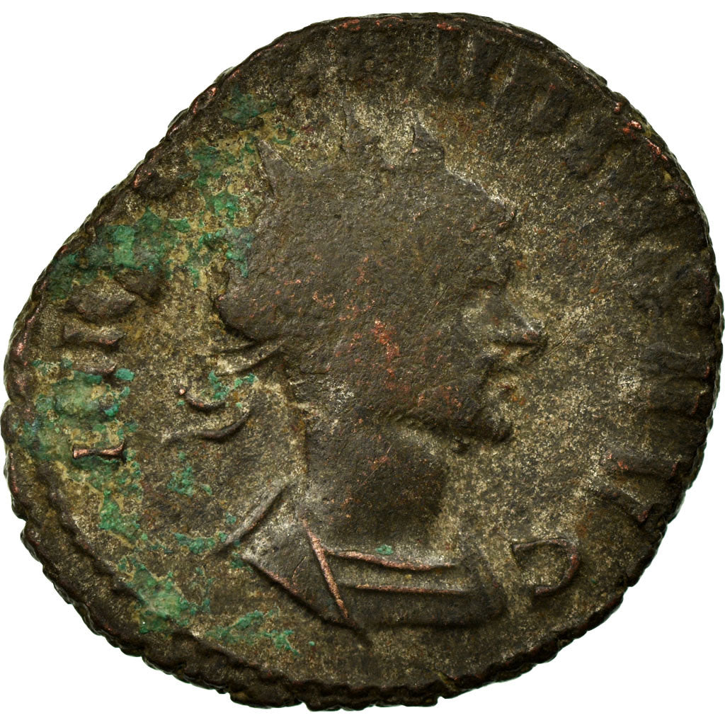 Munten, Claudius II Gothicus, Antoninianus, Rome, FR+, Billon, RIC:102