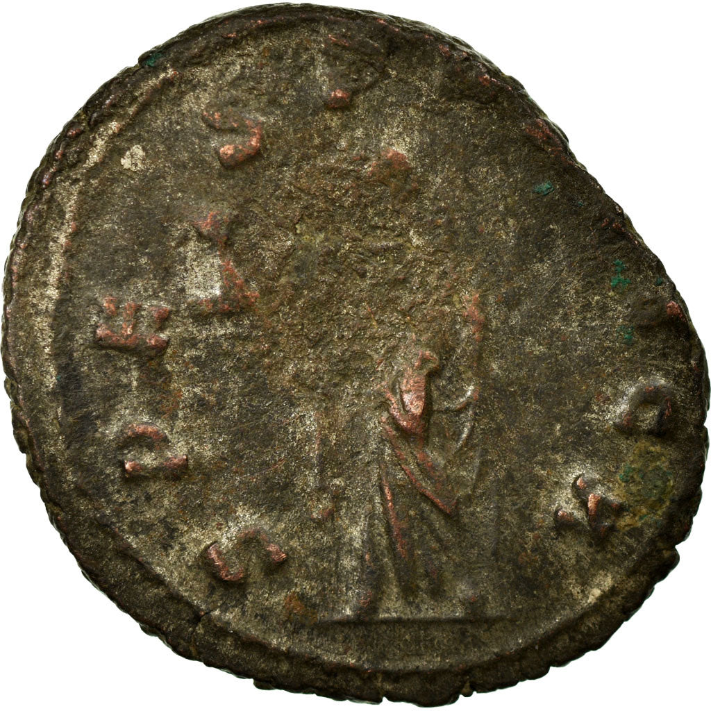 Munten, Claudius II Gothicus, Antoninianus, Rome, FR+, Billon, RIC:102