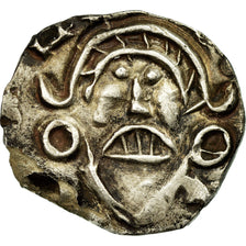 Moneta, Francja, Denarius, ERMOBERTO Moneyer, Rouen, EF(40-45), Srebro