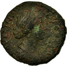 Coin, Faustina II, As, 156-161, Roma, VF(20-25), Bronze, RIC:1639