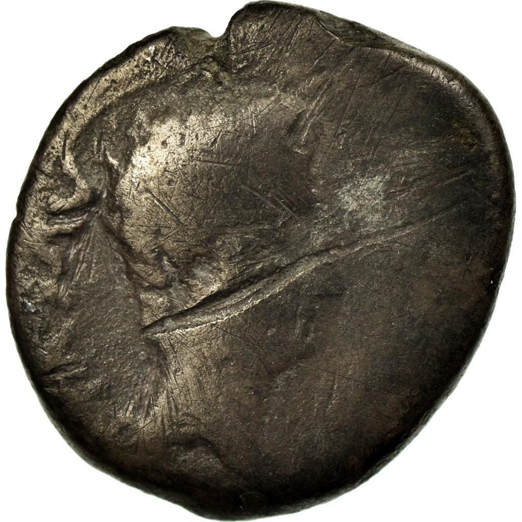 Moneta, Augustus, Quinarius, Uncertain Mint, F(12-15), Srebro, RIC:276