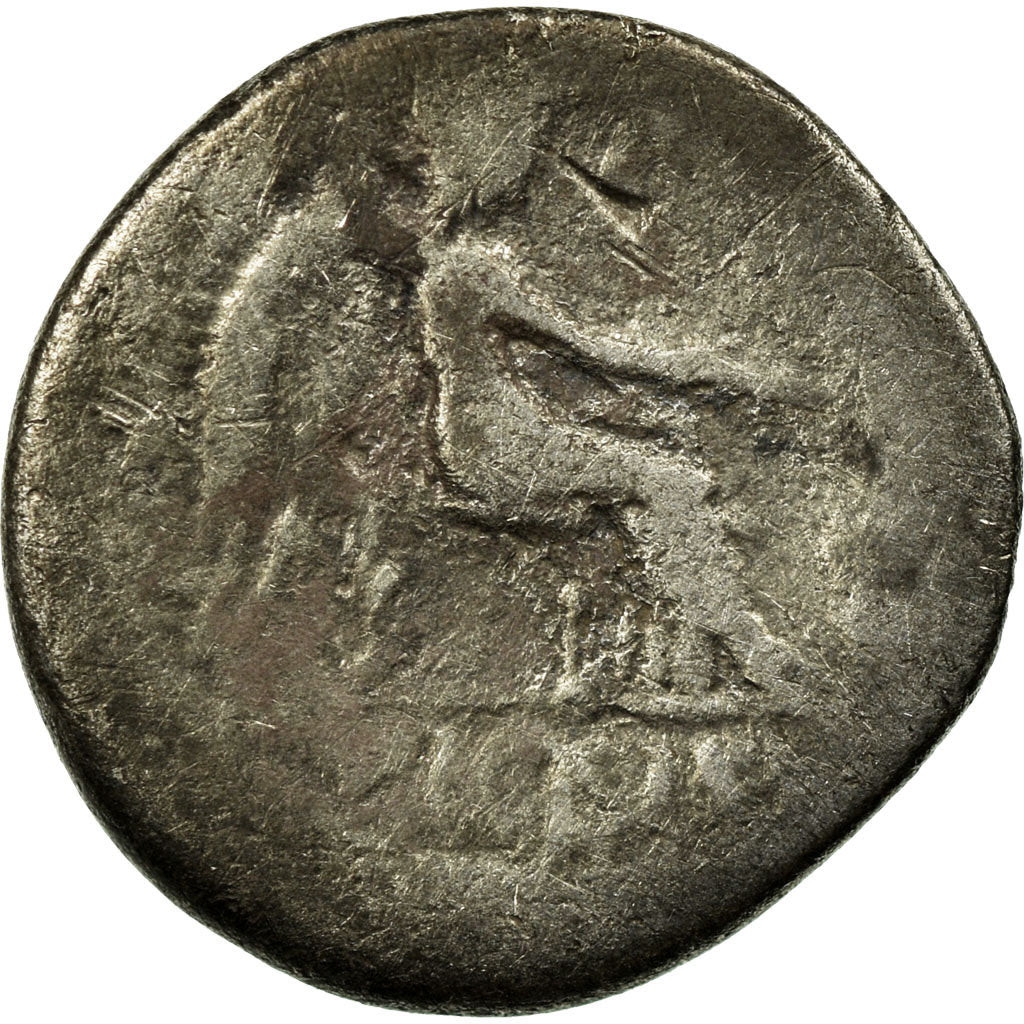 Coin, Porcia, Denarius, Rome, VF(20-25), Silver, Crawford:462/1a