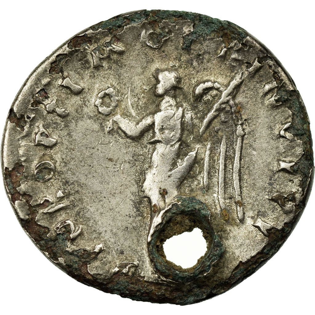 Coin, Trajan, Denarius, Roma, Fourrée, F(12-15), Silver, RIC:128