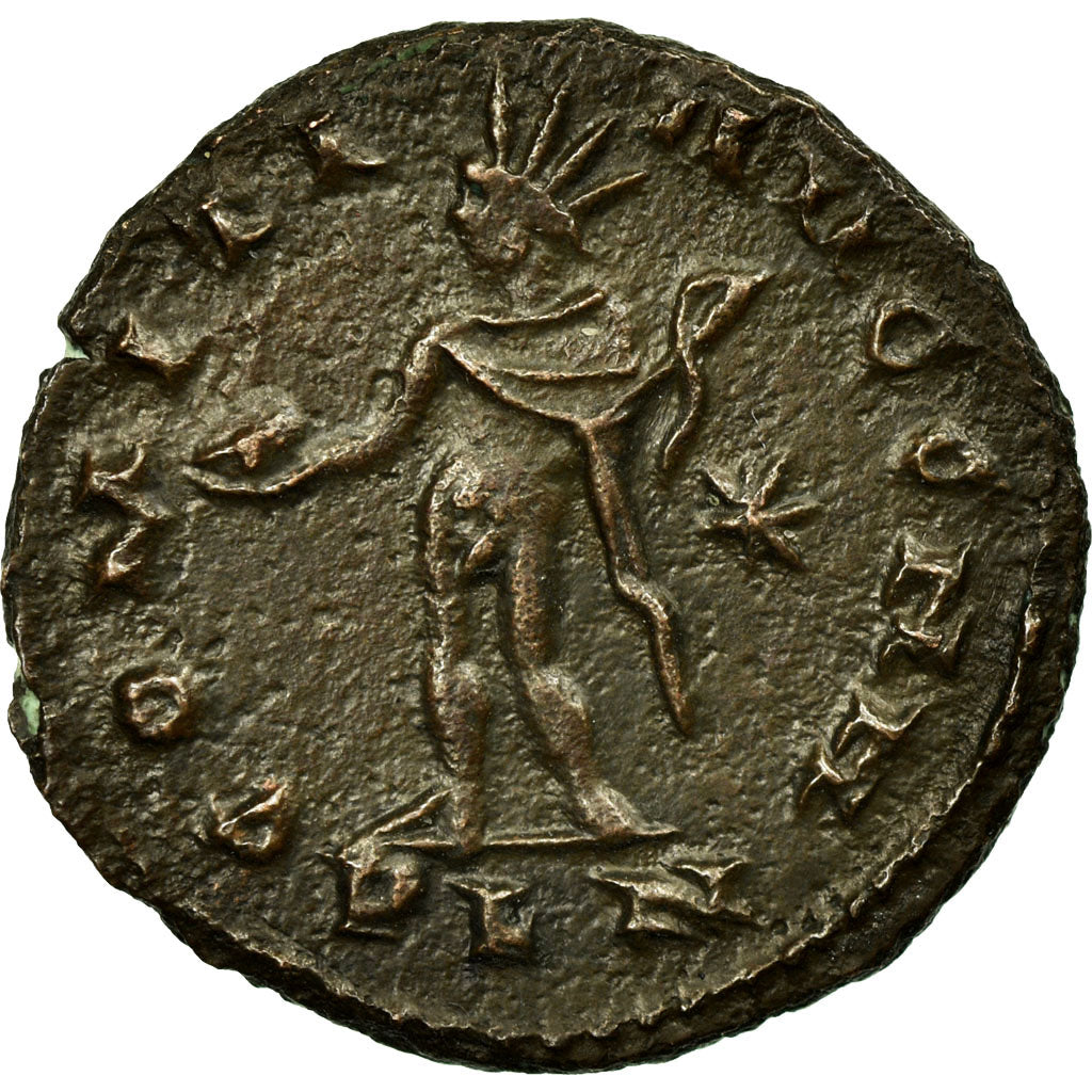 Moneta, Constantine I, Follis, London, Rare, MB, Rame, RIC:manque