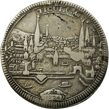 Monnaie, SWISS CANTONS, ZURICH, 1/2 Thaler, 1 Gulden - 36 Schillings, 1724