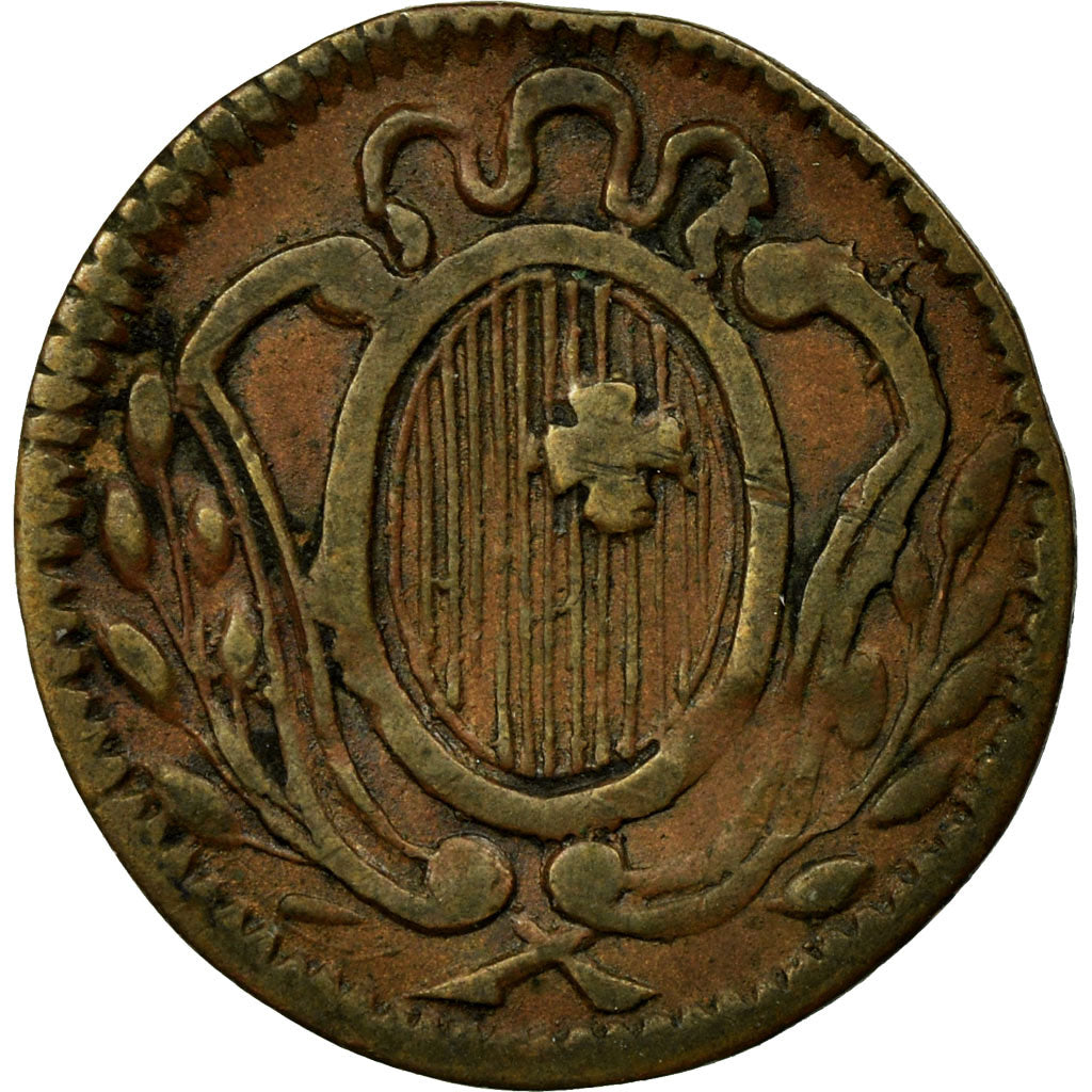 Coin, SWISS CANTONS, SCHWYZ, Rappen, 1812, VF(30-35), Copper, KM:59