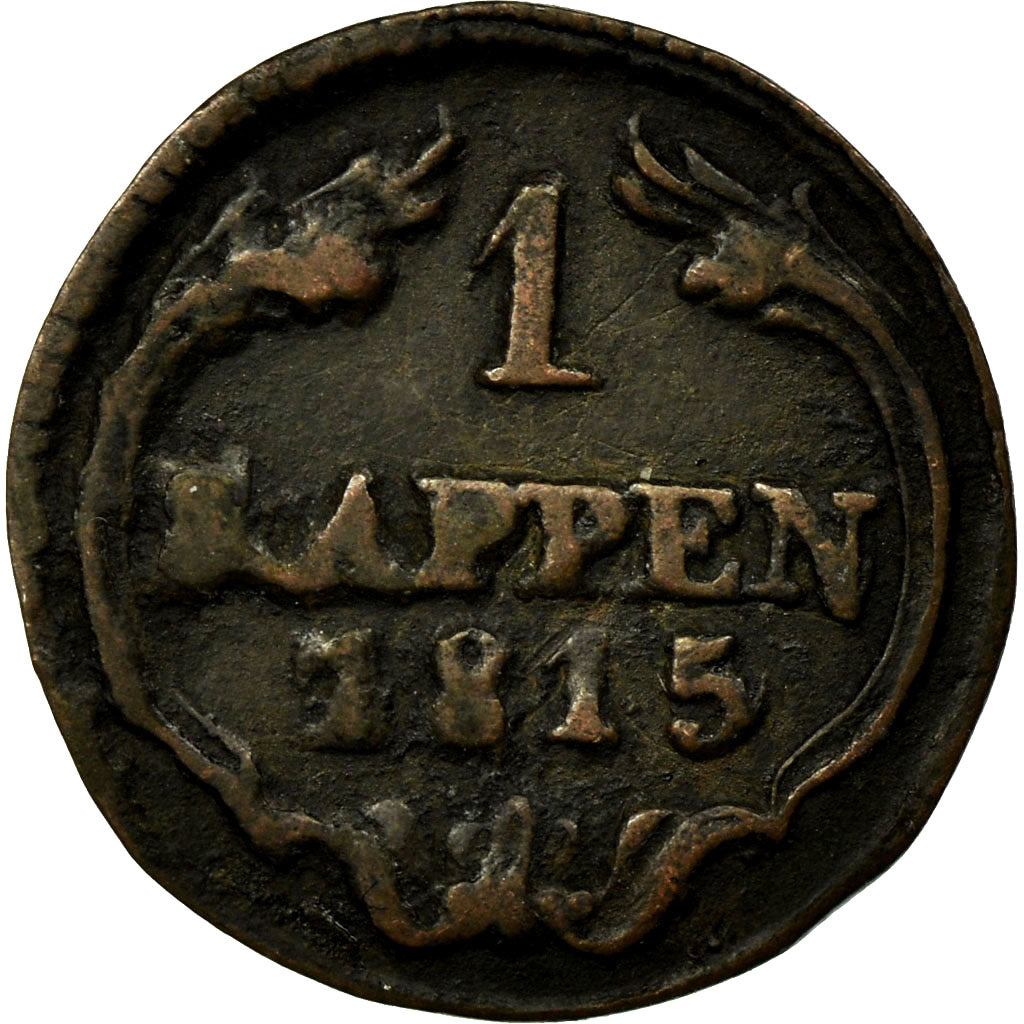 Coin, SWISS CANTONS, SCHWYZ, Rappen, 1815, VF(30-35), Copper, KM:59