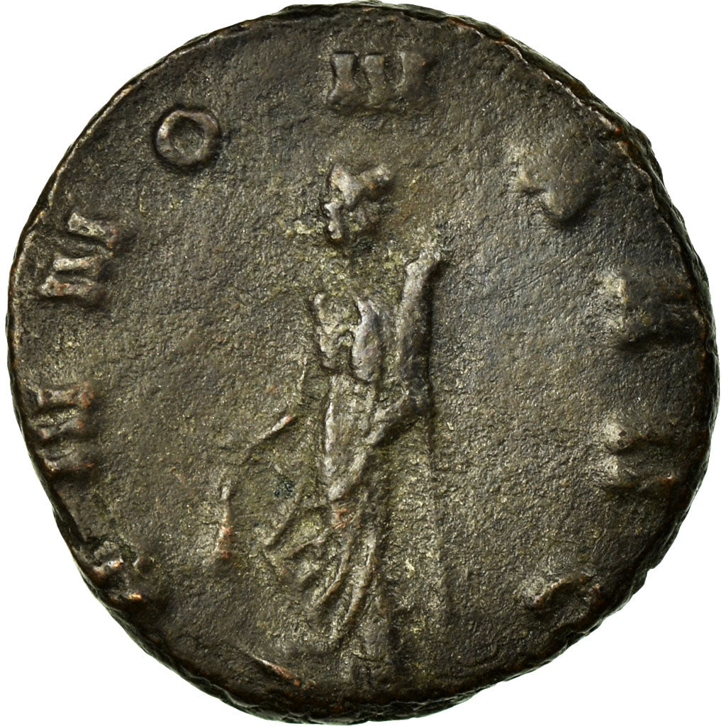 Münze, Claudius, Antoninianus, SS+, Billon, Cohen:21