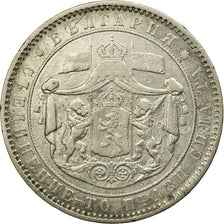 Moneta, Bulgaria, Alexander  I, 5 Leva, 1885, St. Petersburg, MB+, Argento, KM:7