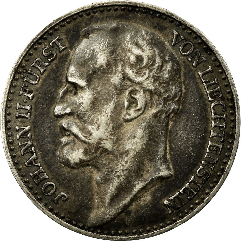 Moneta, Liechtenstein, Prince John II, Krone, 1900, BB, Argento, KM:2