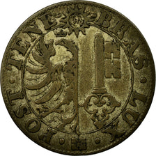 Coin, SWISS CANTONS, GENEVA, 25 Centimes, 1844, Genève, AU(50-53), Billon