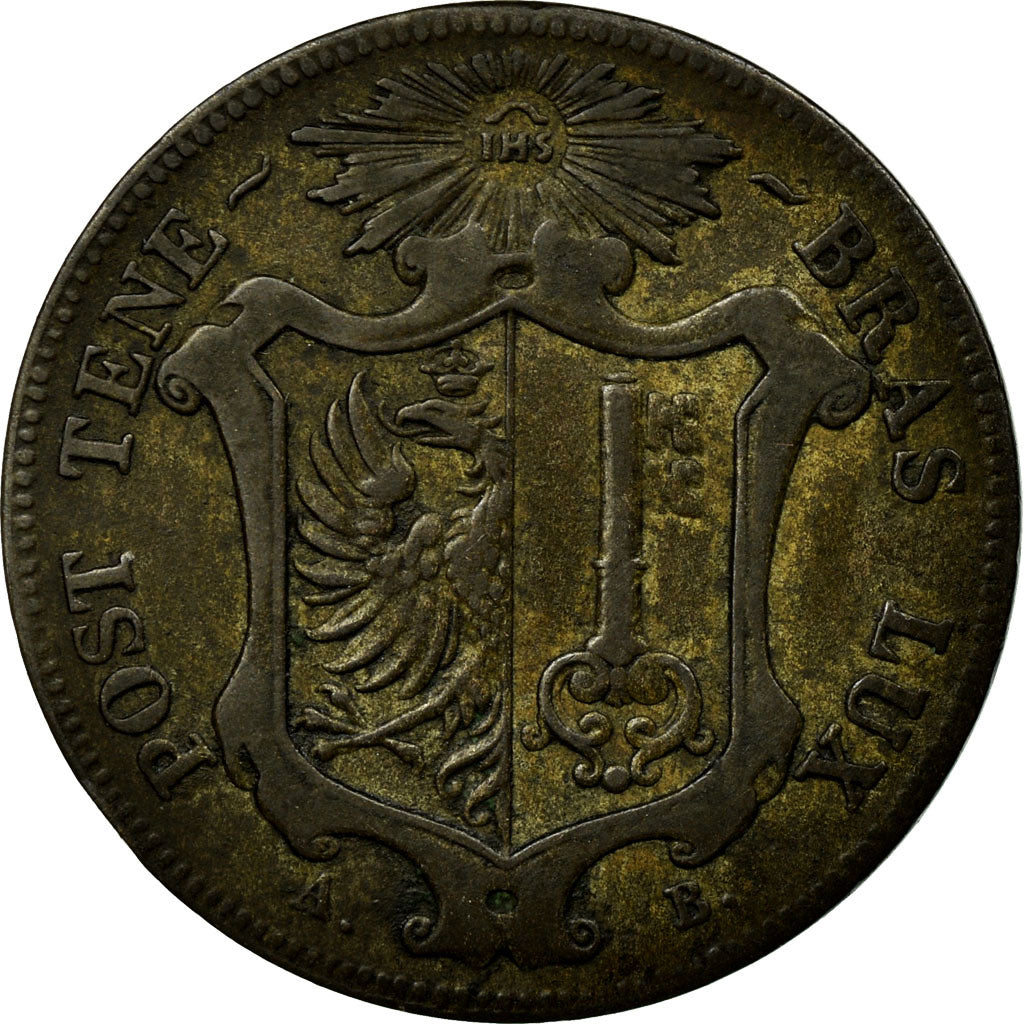 Coin, SWISS CANTONS, GENEVA, 10 Centimes, 1847, Genève, EF(40-45), Billon