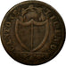 Coin, SWISS CANTONS, TICINO, 3 Soldi, 1838, VF(20-25), Billon, KM:2
