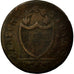 Coin, SWISS CANTONS, TICINO, 3 Soldi, 1835, VF(20-25), Billon, KM:2