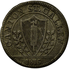 Coin, SWISS CANTONS, SAINT GALL, Batzen, 1815, EF(40-45), Billon, KM:110