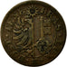 Coin, SWISS CANTONS, GENEVA, Centime, 1844, Genève, VF(20-25), Copper, KM:130
