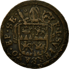 Coin, SWISS CANTONS, SITTEN, 1/2 Batzen, 1721, VF(30-35), Billon, KM:26