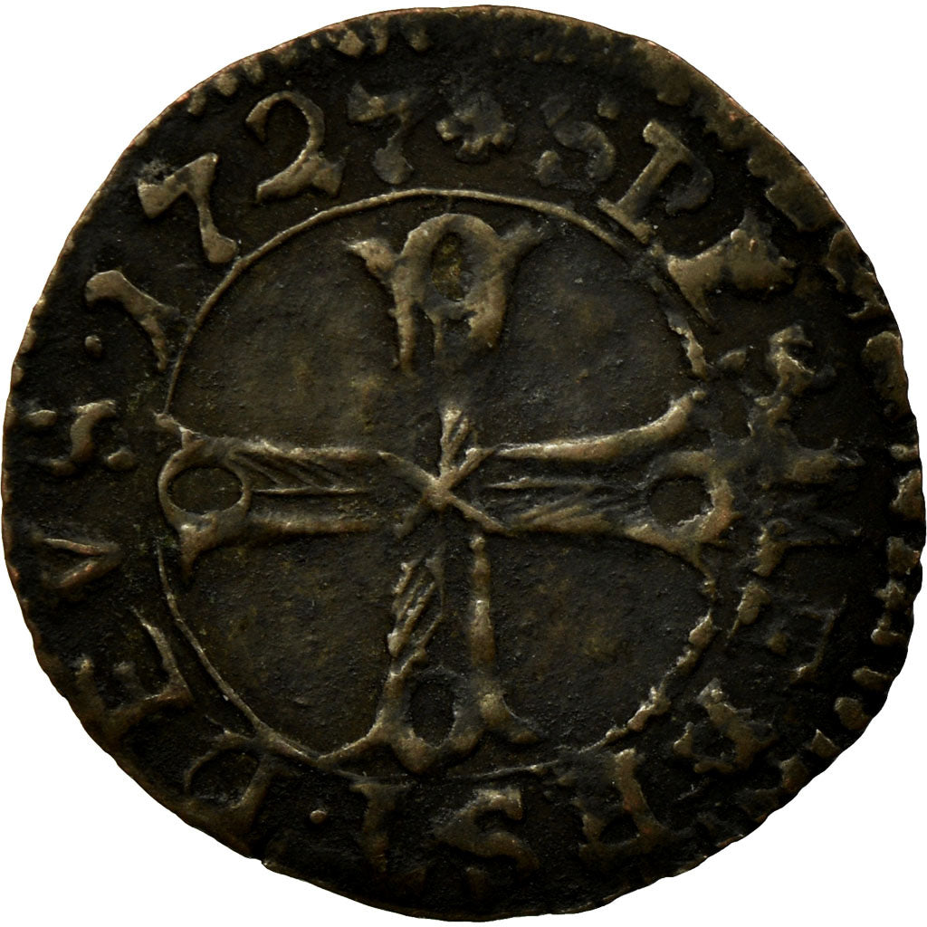Coin, SWISS CANTONS, HALDENSTEIN, Gubert, Bluzger, 1727, VF(30-35), Billon