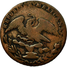 Moneta, Messico, 1/4 Real, Un Quarto/Una Quartilla, 1834, Mexico City, MB, Rame