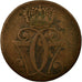 Coin, Denmark, Christian VII, Skilling, 1771, Copenhagen, VF(20-25), Copper