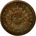 Moneta, Guadalupe, 3 Sols 9 Deniers, 1767, Paris, MB+, Bronzo, KM:1, Lecompte:4