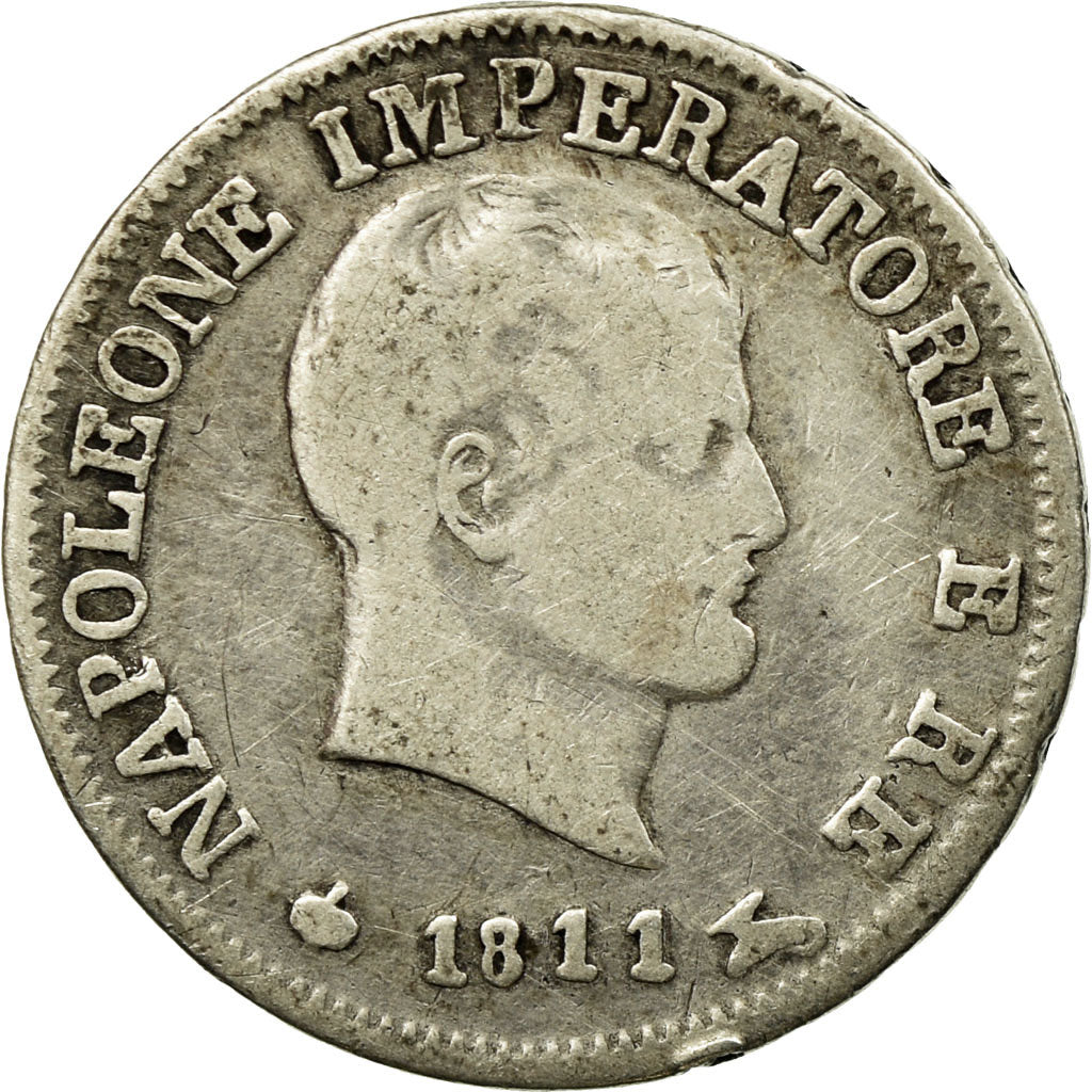 Coin, ITALIAN STATES, KINGDOM OF NAPOLEON, Napoleon I, 10 Soldi, 1811, Milan