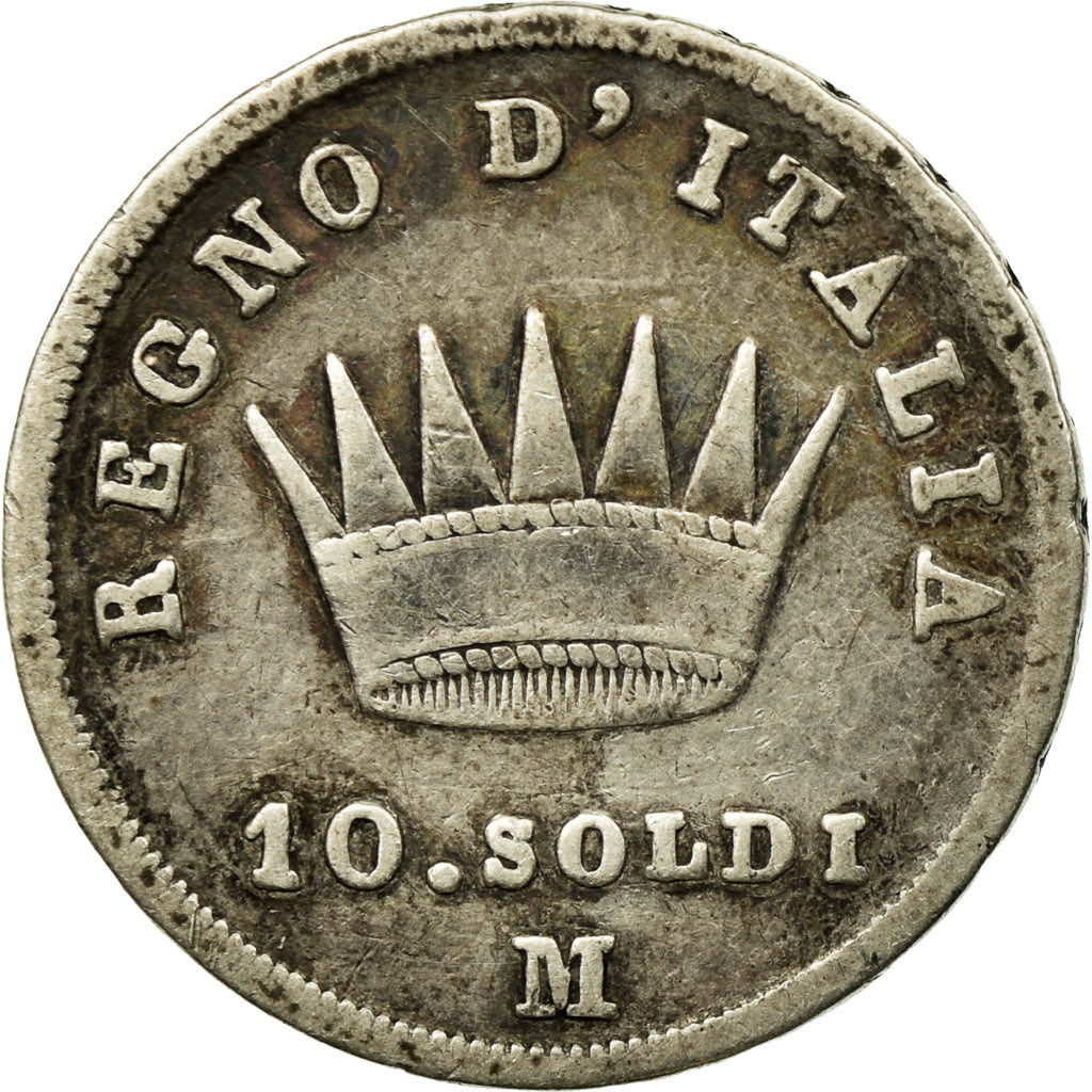 Coin, ITALIAN STATES, KINGDOM OF NAPOLEON, Napoleon I, 10 Soldi, 1811, Milan