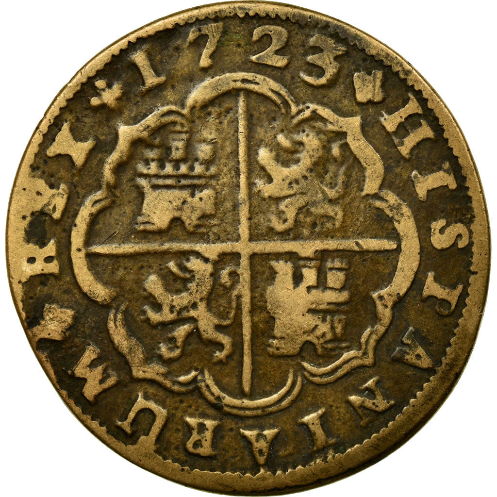 Moneta, Spagna, Philip V, 2 Reales, 1723, Madrid, Contemporary forgery, MB+