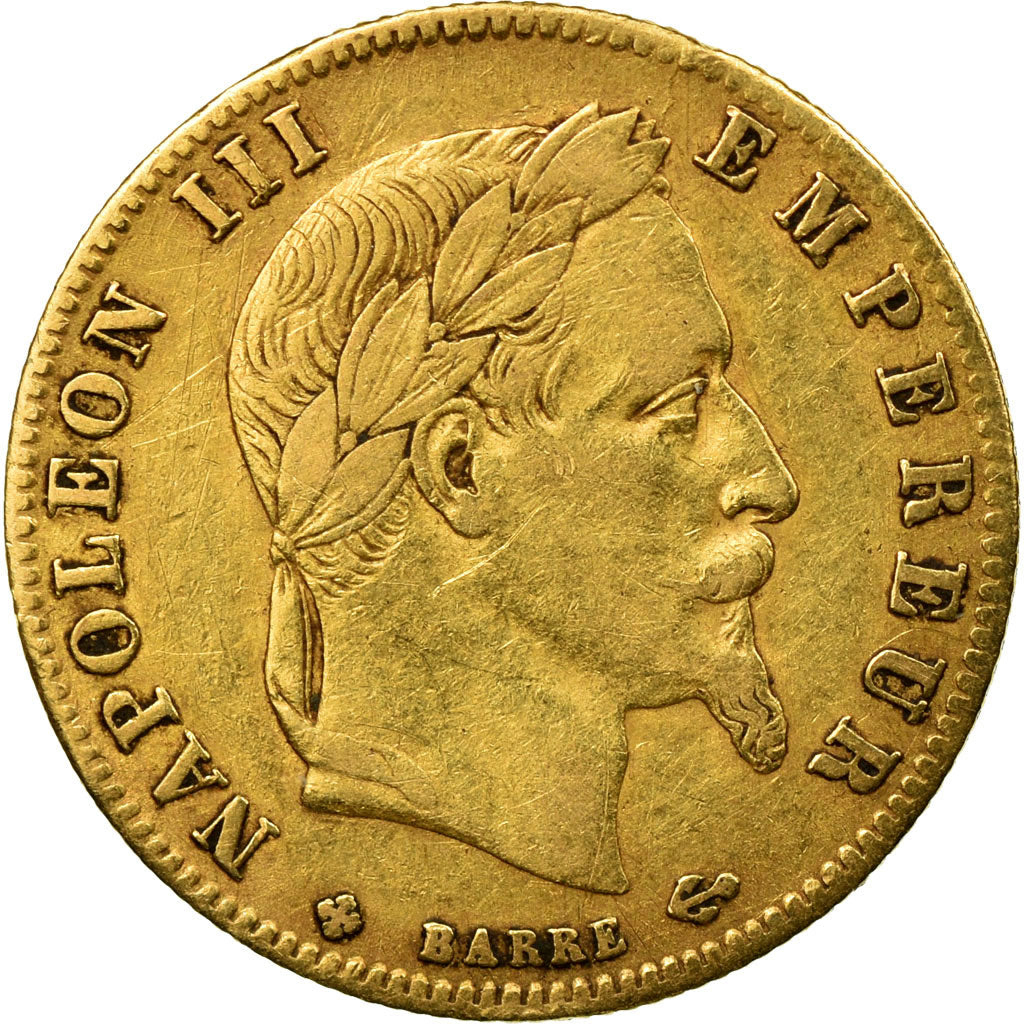 Coin, France, Napoleon III, Napoléon III, 5 Francs, 1864, Strasbourg