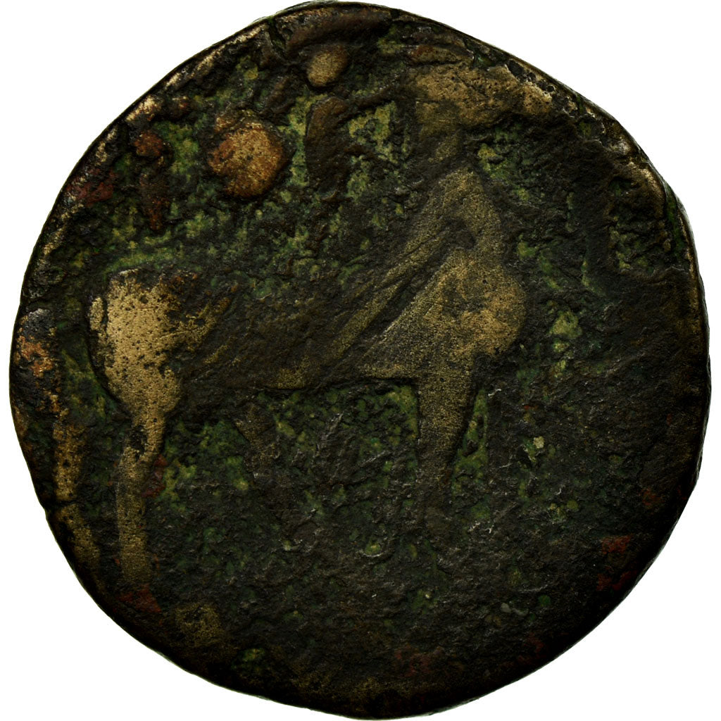 Coin, Carthage, Zeugitane, Shekel, F(12-15), Bronze, SNG Cop:265