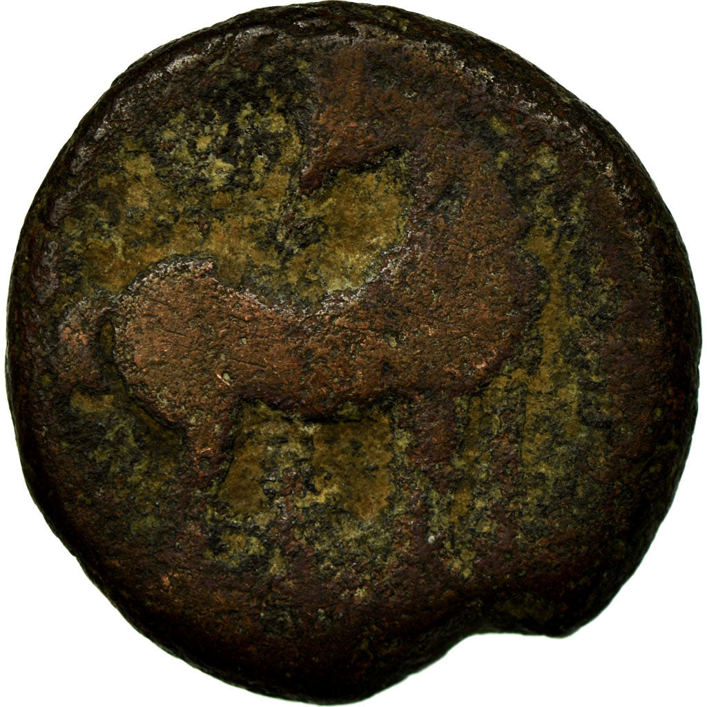 Coin, Carthage, Zeugitane, Shekel, VG(8-10), Bronze, SNG Cop:265