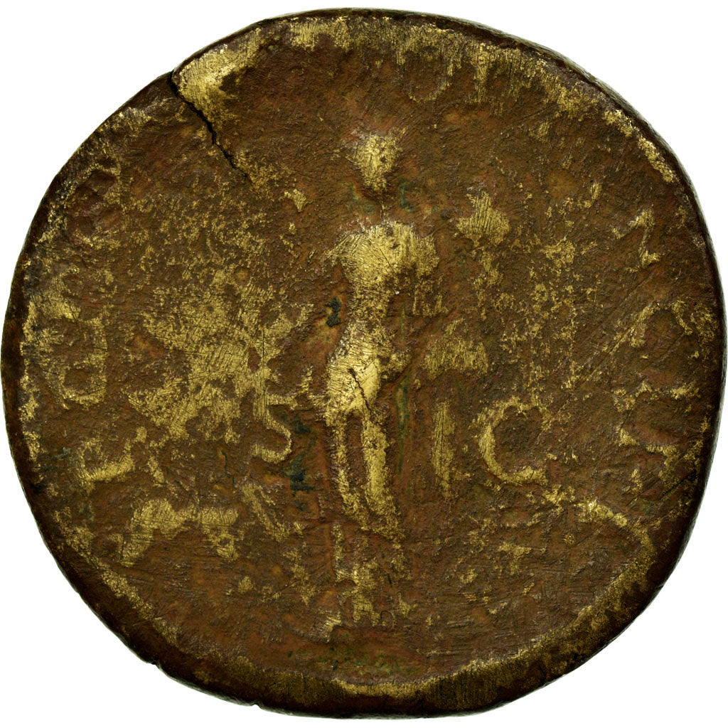 Coin, Trajan, Sestertius, Rome, F(12-15), Bronze, RIC:500