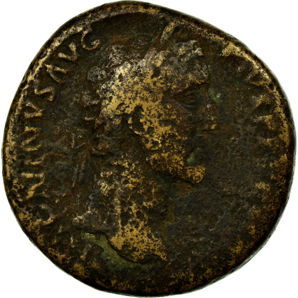 Coin, Antoninus Pius, Sestertius, 148-149, Rome, F(12-15), Copper, RIC:855
