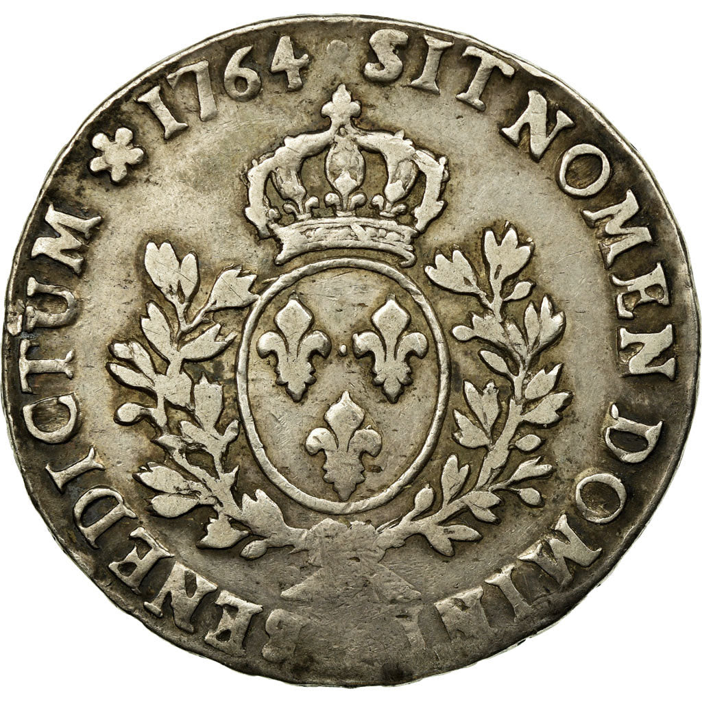Coin, France, Louis XV, Écu au bandeau, Ecu, 1764, Bayonne, VF(20-25), Silver