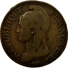 Coin, France, Dupré, 5 Centimes, AN 4, Paris, VF(20-25), Bronze, KM:635.1