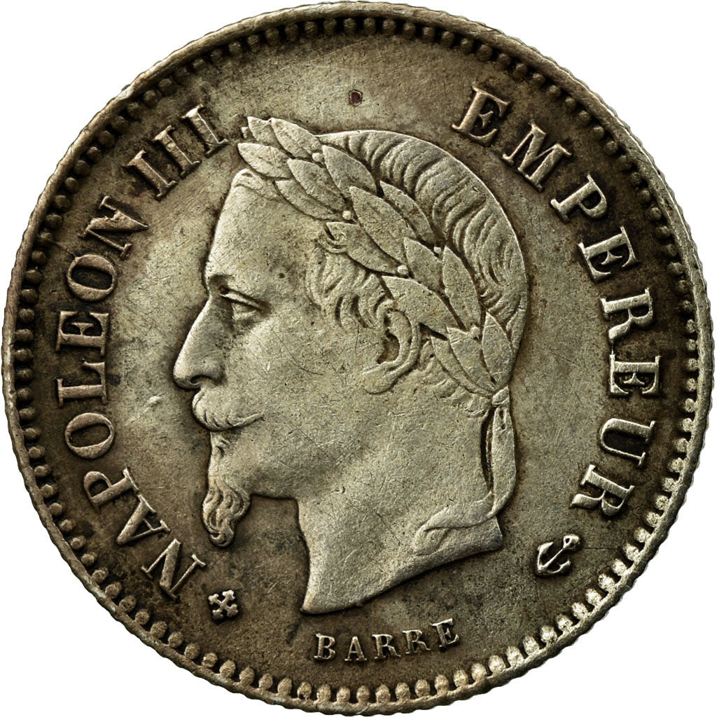 Coin, France, Napoleon III, Napoléon III, 20 Centimes, 1867, Strasbourg