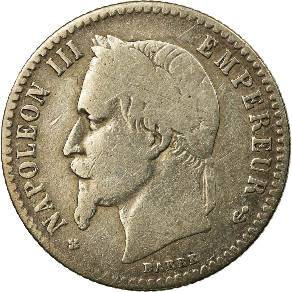 Coin, France, Napoleon III, Napoléon III, 50 Centimes, 1867, Strasbourg