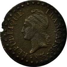 Coin, France, Dupré, Centime, AN 6, Paris, VF(20-25), Bronze, KM:646