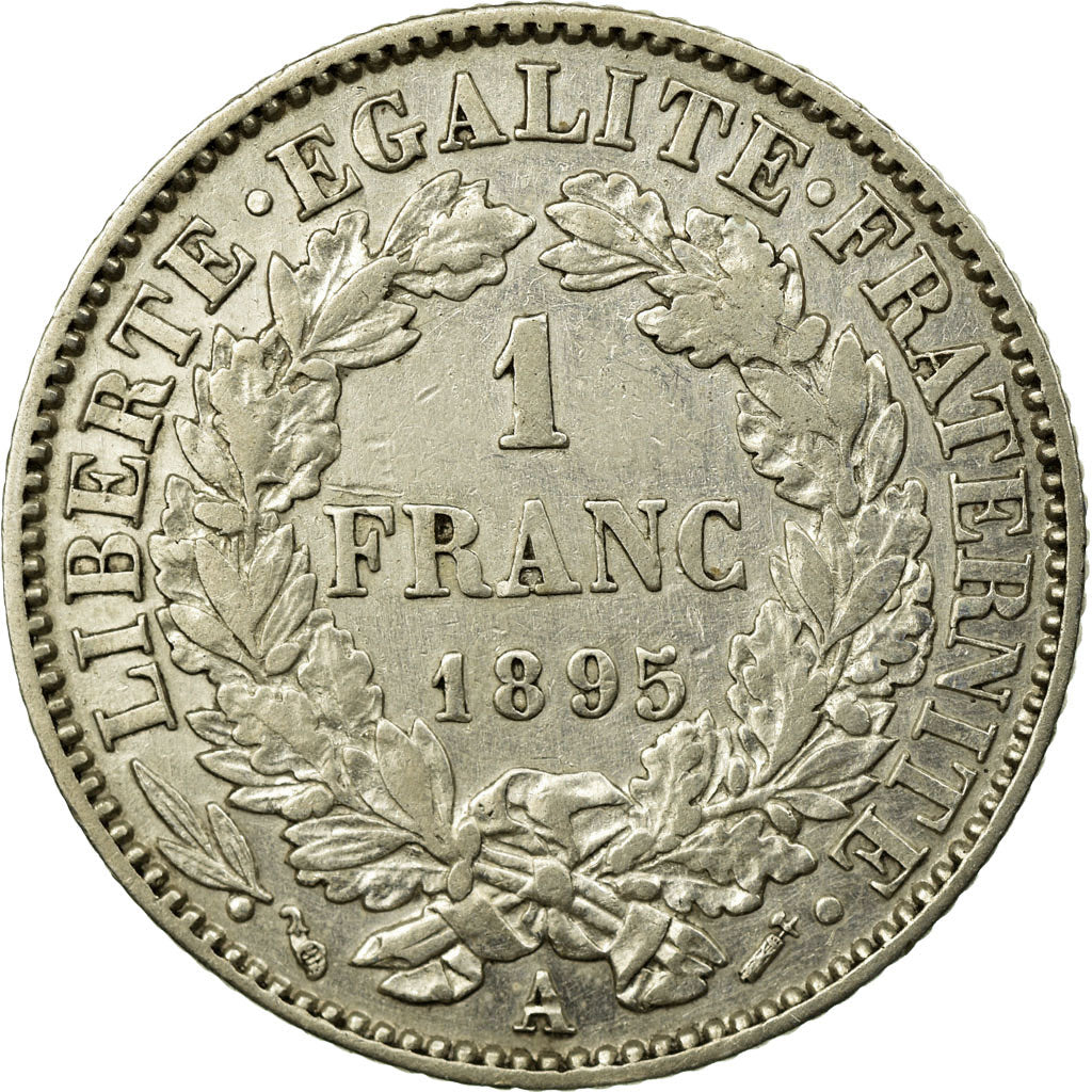 Monnaie, France, Cérès, Franc, 1895, Paris, TTB, Argent, Gadoury:465a
