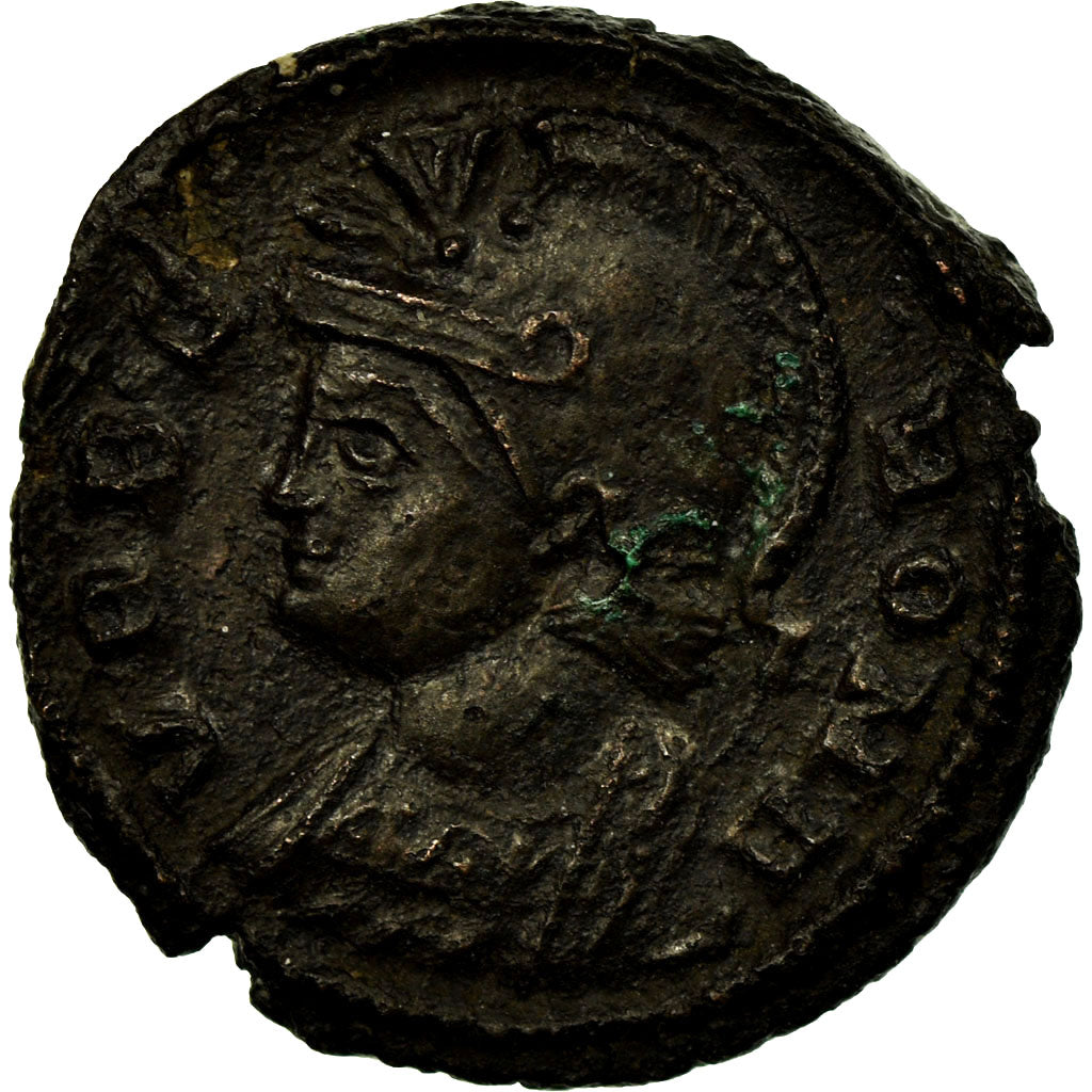 Coin, Roma, City Commemoratives, Nummus, Trier, EF(40-45), Copper