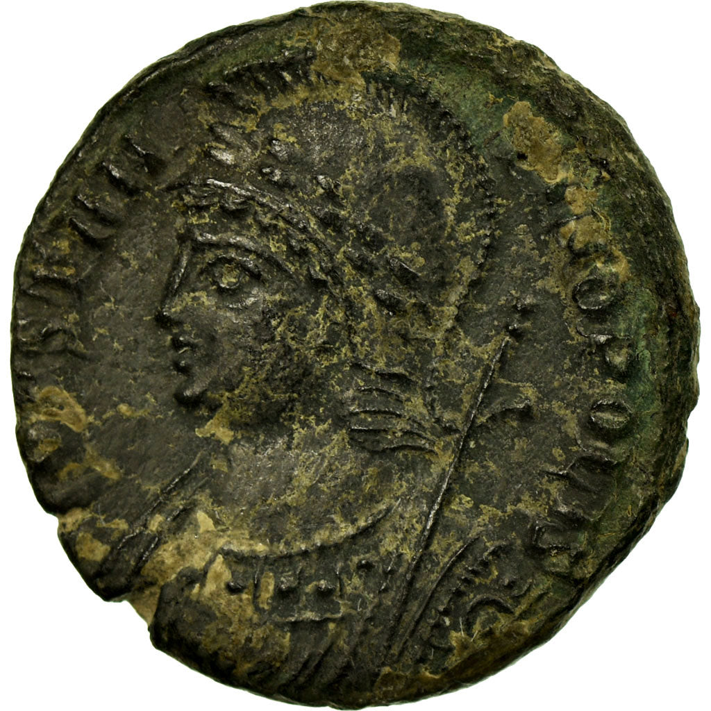 Monnaie, Constantinople, City Commemoratives, Nummus, Trèves, TB+, Cuivre