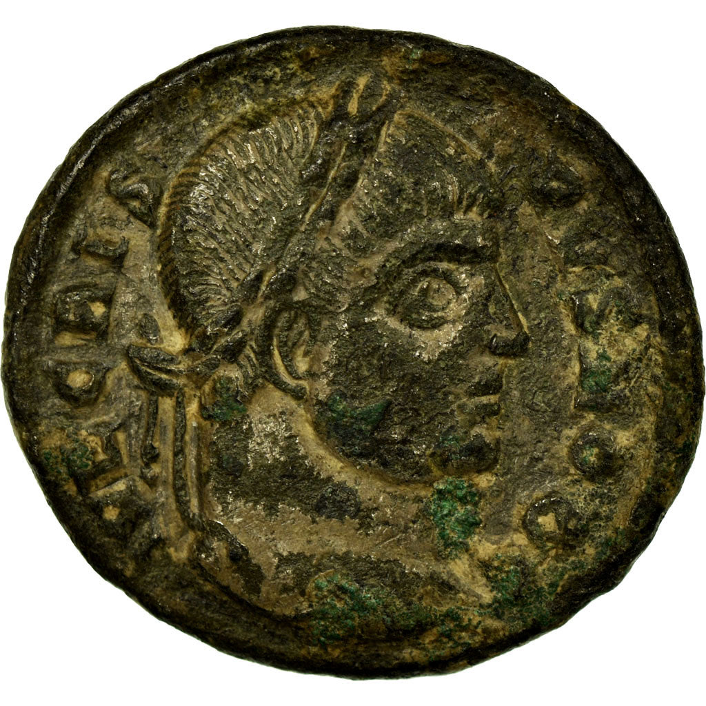 Coin, Crispus, Follis, Siscia, EF(40-45), Copper, RIC:181a