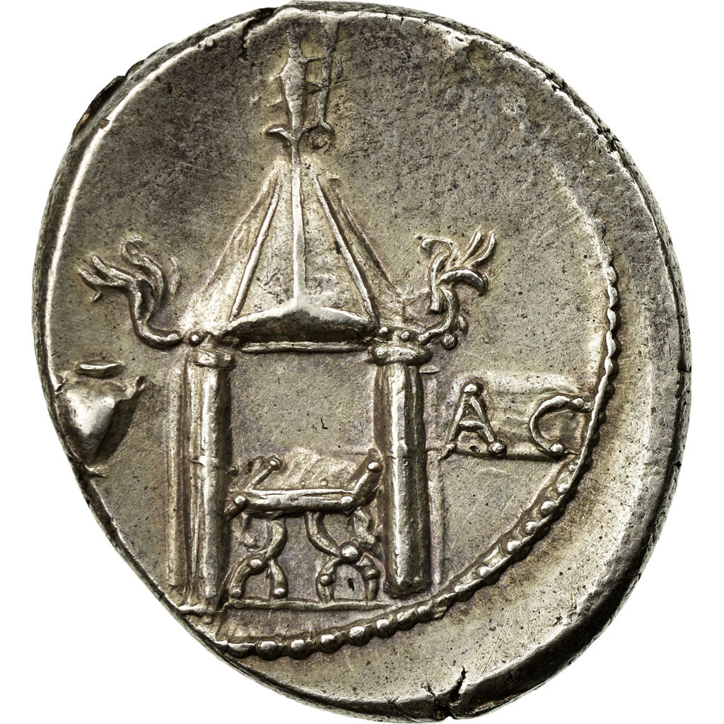 Coin, Cassia, Denarius, 55 BC, Rome, MS(60-62), Silver, Crawford:428/2
