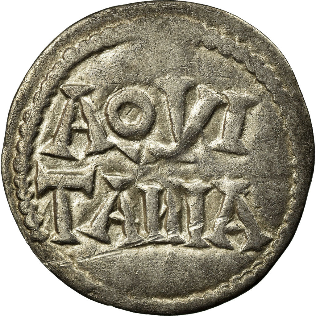 Coin, France, Pépin II d'Aquitaine, Obol, Bourges, Rare, MS(60-62), Silver